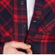 Сорочка "Буревій" Red/Navy, S