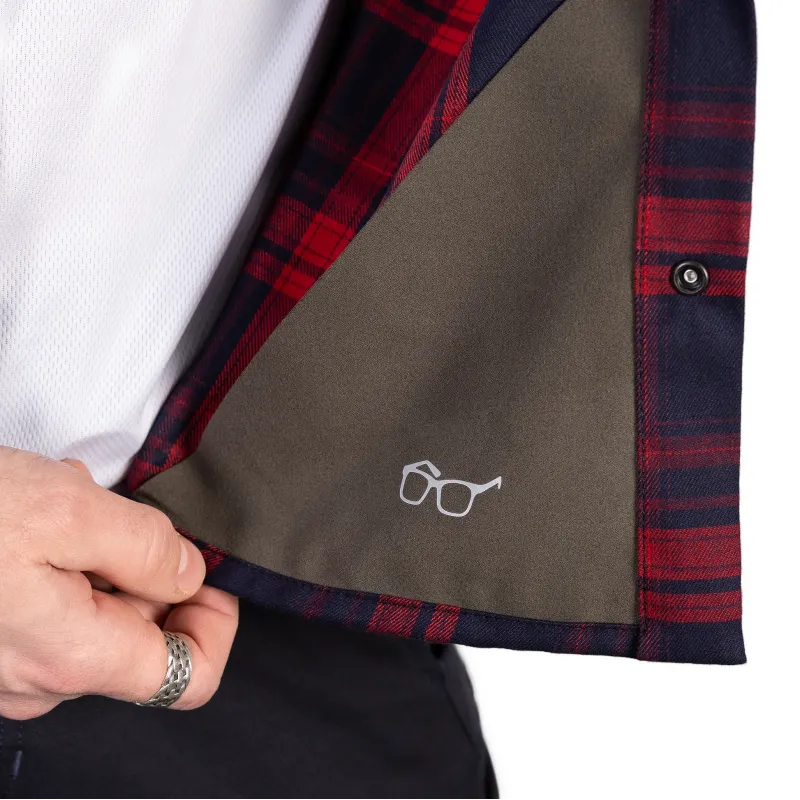Сорочка "Буревій" Red/Navy, S