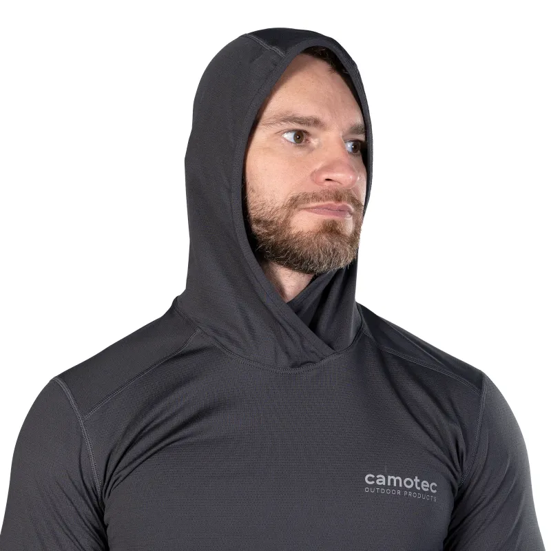 Лонгслів Chiton Hood 2.0 CoolPass ThermoGrid Сірий (9538), S