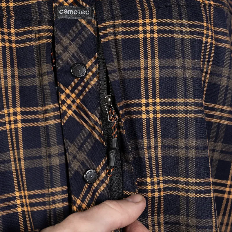 Сорочка "Тайфун" Orange/Navy (9583)
