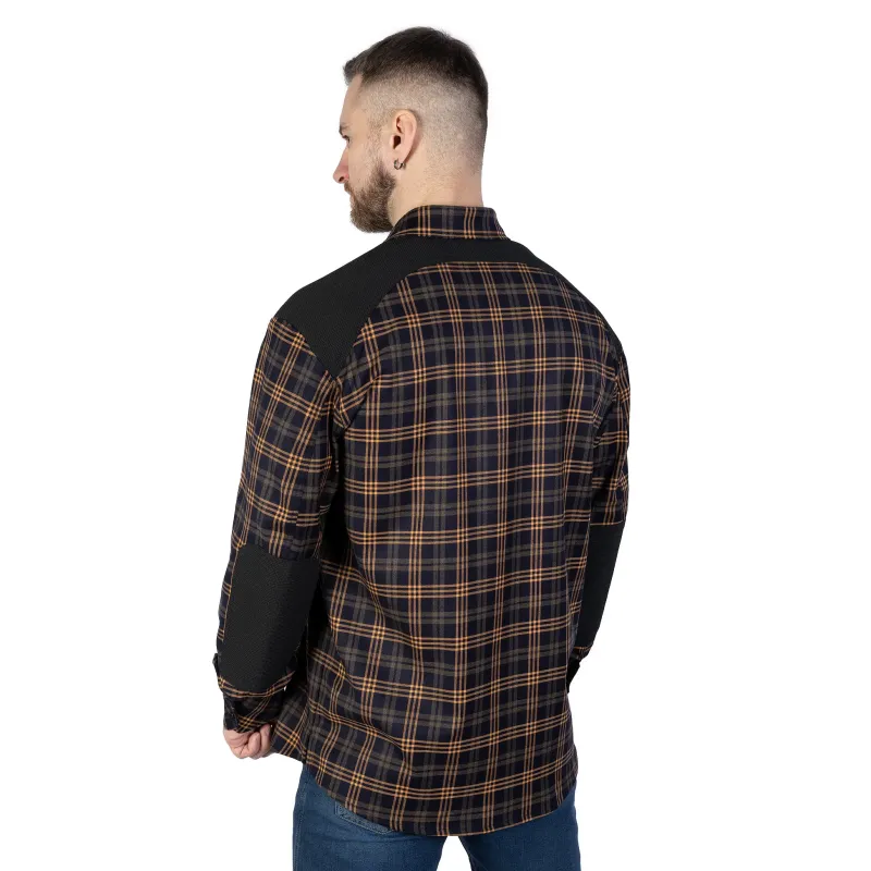 Сорочка "Тайфун" Orange/Navy (9583)