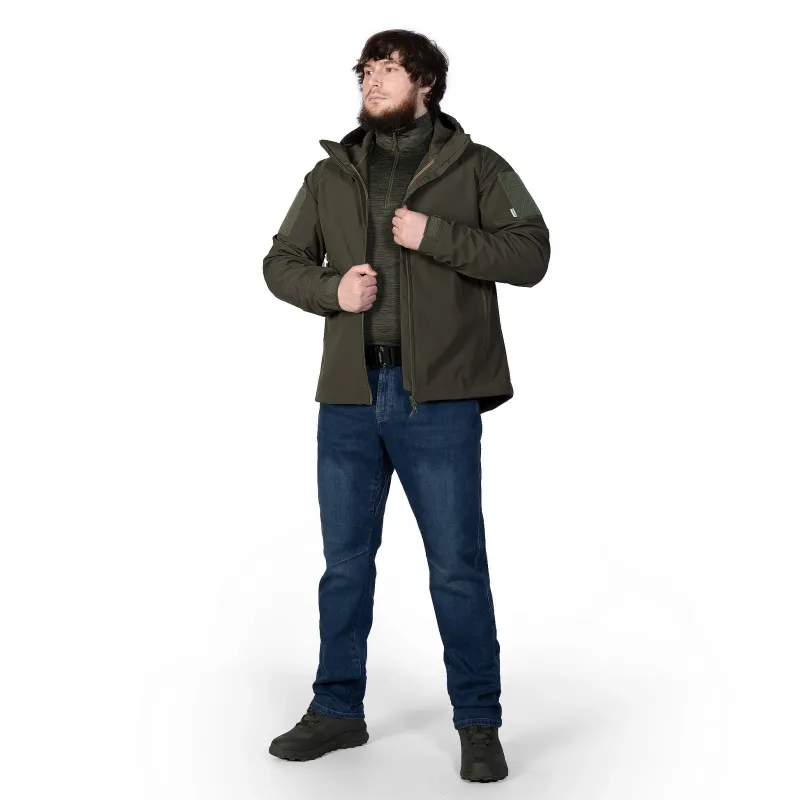 Термокофта LVL2 Hawk Polarheat QS Pro Олива меланж (9518), S
