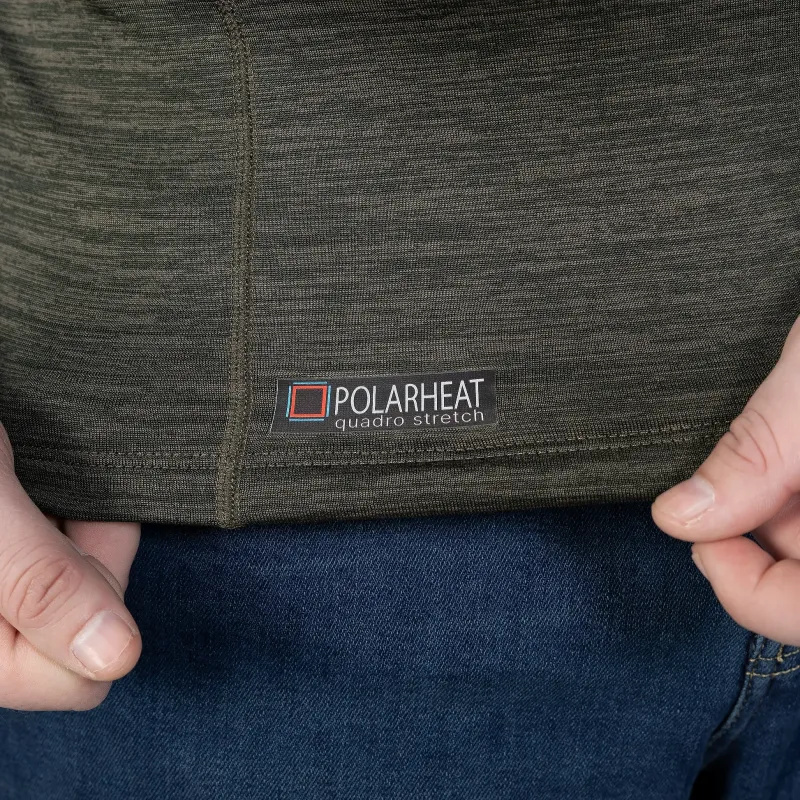 Термокофта LVL2 Hawk Polarheat QS Pro Олива меланж (9518), S