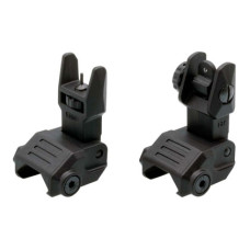 Набор: целик и мушка DLG Tactical (DLG-167) High Profile складные на планку Pitcatinny (черный)