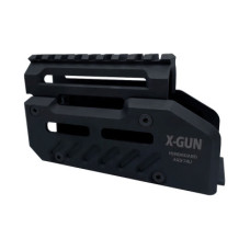 Цівка X-GUN Handguard для АКС-74У (алюміній) чорна