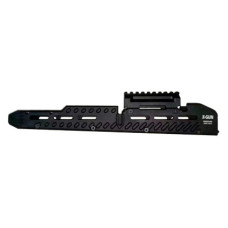 Тактическое цевье X-GUN Handguard для АК-47/74/АКМ (алюминий) черное