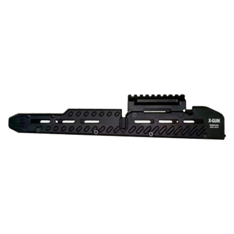 CQT CQ 4+ ×2 CQC+×2 Тактична цівка X-GUN Handguard для АК-47/74/АКМ (алюміній) чорна