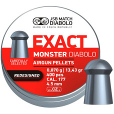 Пули JSB Diabolo Exact Monster Redesigned (4.52 мм, 0.87 г, 400 шт.)