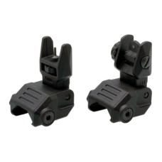 Набор: целик и мушка DLG Tactical (DLG-166) Low Profile складные на планку Pitcatinny (черный)