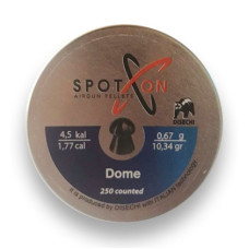 Пульки Spoton Dome (4.5 мм, 0.67 гр, 250 шт.)