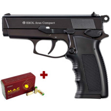 Шумовой пистолет Voltran Ekol Aras Compact Black