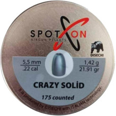Пульки Spoton Crazy Solid (5.5 мм, 1.42 гр, 175 шт.)