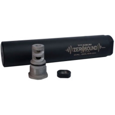 Глушитель Zero Sound TITANium Brake кал. 223 - 6,5 Creedmoor. Резьба 1/2"-28 UNEF