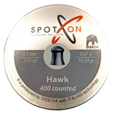 Пульки Spoton Hawk (4.5 мм, 0.67 гр, 400 шт.)