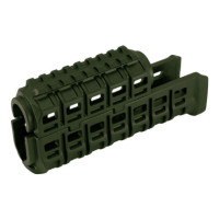 DLG Tactical (DLG-136) Handguard for AK-47/74 with Picatinny Rail + M-LOK Slots (Polymer) Olive