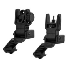 Набор: угловые целик и мушка DLG Tactical (DLG-184) OFFSET Low Profile на планку Picatinny