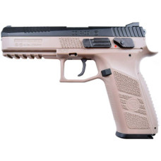 Пневматический пистолет ASG CZ P-09 Black/FDE Blowback Pellet