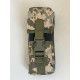 Closed-top AK double magazine pouch with Fastex buckle (Pixel)