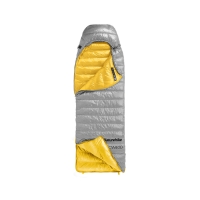 Naturehike CW400 NH18C400-D Down Sleeping Bag, size M, Yellow-Gray