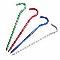 Naturehike NH15A008-I Aluminum Hook Tent Pegs, 16 cm (8 pcs)