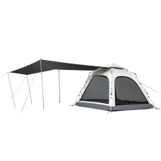Намет тримісний автоматичний із тентом Naturehike Ango CNK2550WS010, S, сірий