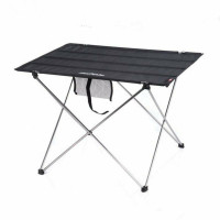 Folding Table Naturehike NH20JJ020, 1680D Oxford / Aluminum, Size L, Black