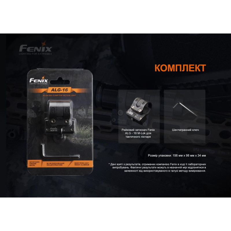 Fenix ALG-16 Weapon Mount for Flashlights