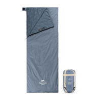 Sleeping Bag Ultralight Naturehike Ultralight LW180 NH21MSD09 Right Zip, (15°C), Size M, Gray-Blue