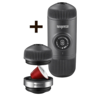 Wacaco Nanopresso+ Portable Espresso Maker with Capsule Adapter