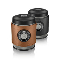 Case for portable coffee maker Wacaco Picopresso, set of 2, black-brown