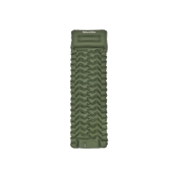 Naturehike CNK2550WS019 Single Inflatable Sleeping Pad, 65mm, with Built-in Pump, Green