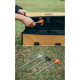 Колышки металлические Naturehike NH21YW133, 25 см, белые 2 шт.