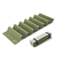 Килимок складаний IXPE Naturehike CNK2450WS044, алюмінієва плівка, 195x60х1,8 см, оливковий зелений
