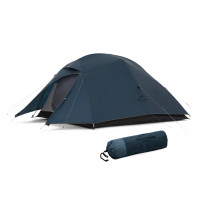 Naturehike Cloud Up 3 UL NH18T030-T-T 20D Ultralight 3-Person Tent with Footprint, Dark Blue