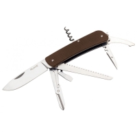 Ruike Criterion Collection L42 Multifunction Knife, Brown