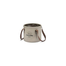 Складное ведро для воды из ПВХ Naturehike NH20SJ040, 10 л, светло-коричневый