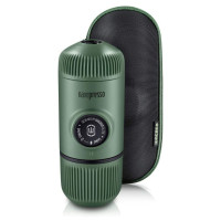 Wacaco Nanopresso Portable Espresso Maker, Green, with Case