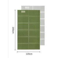 Naturehike CNK2450WS044 Double Folding IXPE Mat, Aluminum Film, 200x120x1.8 cm, Olive Green