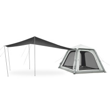 Намет чотиримісний автоматичний надувний із тентом Naturehike Ango CNK2550WS017, сірий