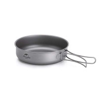 Naturehike NH18T010-A Titanium Frying Pan with Folding Handle 17 cm