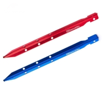 Naturehike NH15A009-I 25 cm Aluminum Tent Stakes, Red (4 pcs)