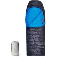 Naturehike CW700 CNK2450WS048 Down Sleeping Bag, Size M, Black/Blue