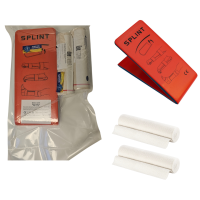 Paramedic combined lower limb immobilization kit (flexible splint 100 cm / bandages)