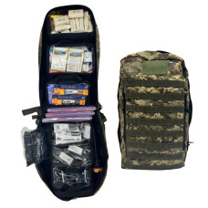 Medic's First-Aid Kit (Tactical Backpack) (with SOF-T Gen 5 Tourniquets)