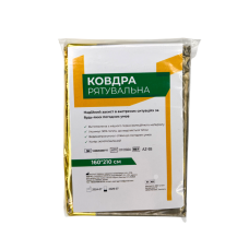 Покрывало спасательное (термоодеяло) 160 х 210 см (Green/Gold)