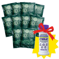 Набор "10 сухих душей + Сушкарь" Shower Pack