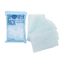 Сухой душ медицинский (7 пенных перчаток) Shower Pack