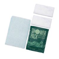Military Dry Shower (1 foam mitt + 2 towels) Shower Pack