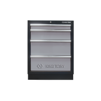 Tool Cabinet, Gray, 4 Shelves (Machine Tool), 680 x 460 x 910 mm