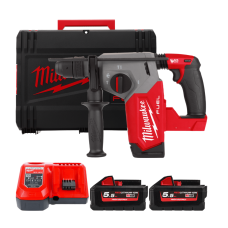 Перфоратор акумуляторний SDS-PLUS MILWAUKEE, M18 FHX-552X, 2,5Дж (зарядний пристрій M12-18 FC, 2 акумулятори М18 НВ5.5 5,5Аг, па
